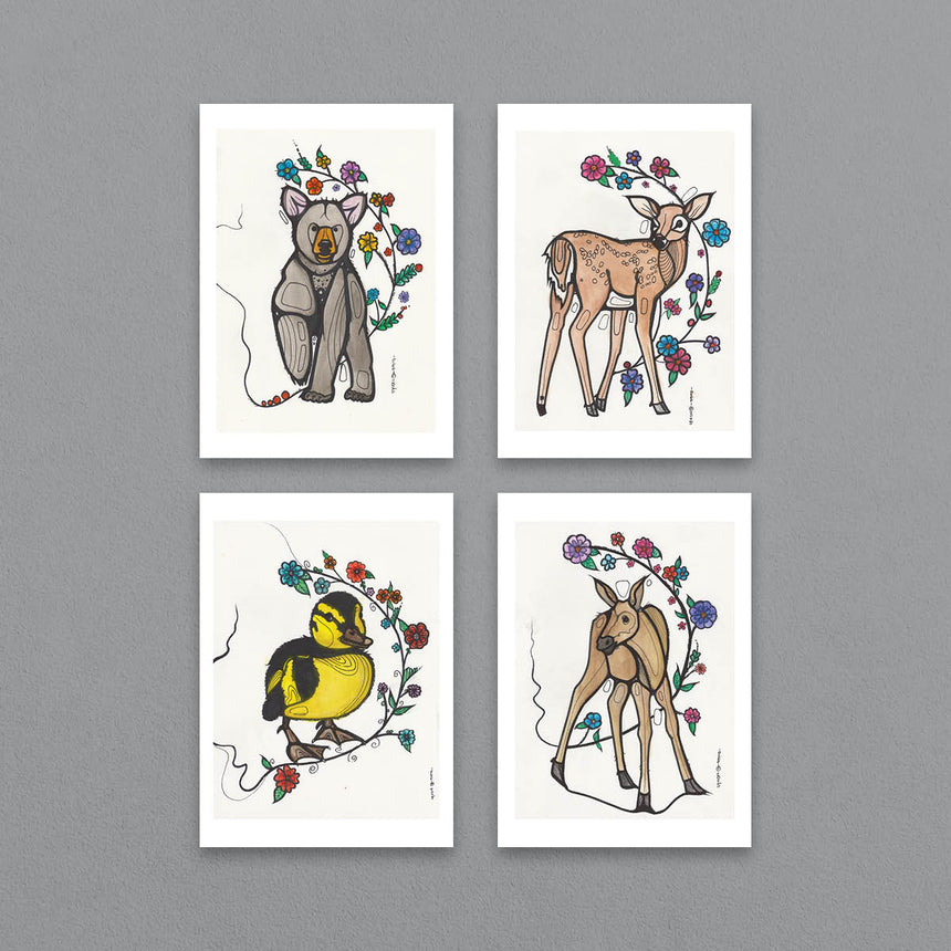 Spring Newborn Series w/ Limited Edition Floral Art Card