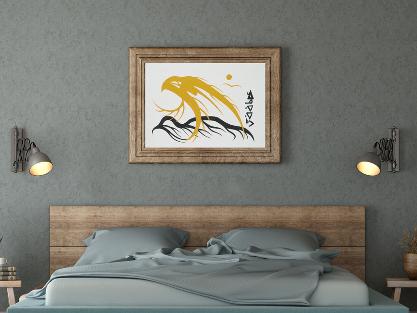 Untitled - Yellow Eagle Sleeping Giant I