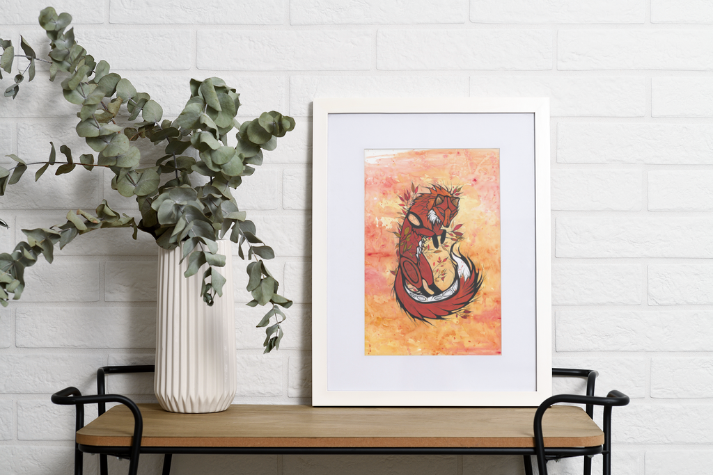 Dagwaagin Waagosh | Autumn Fox Art Print – Ingaged Creative