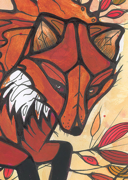 Dagwaagin Waagosh | Autumn Fox Art Print – Ingaged Creative