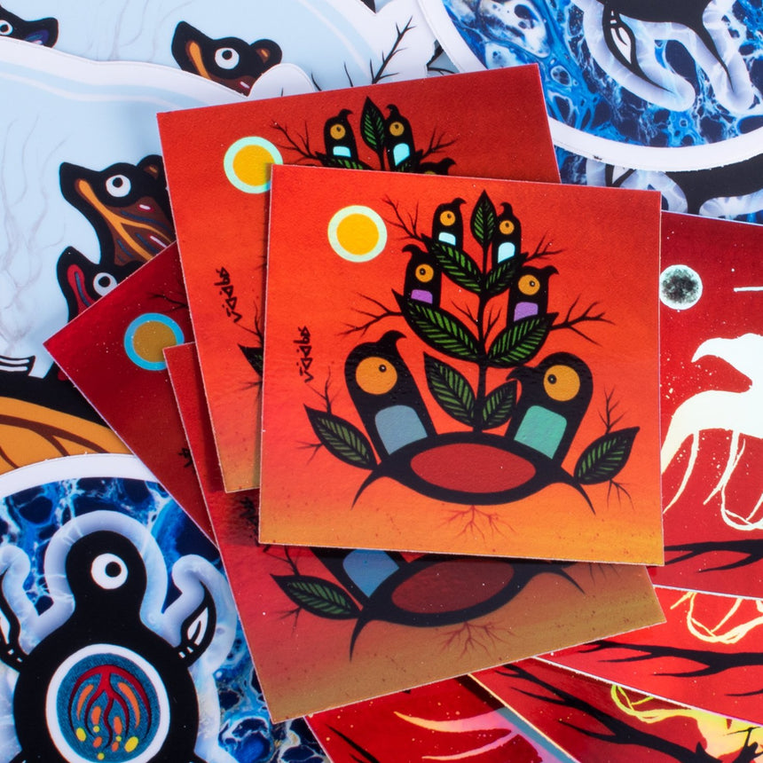 Summertime Holographic Sticker