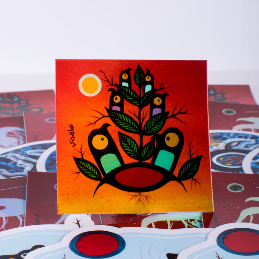 Summertime Holographic Sticker