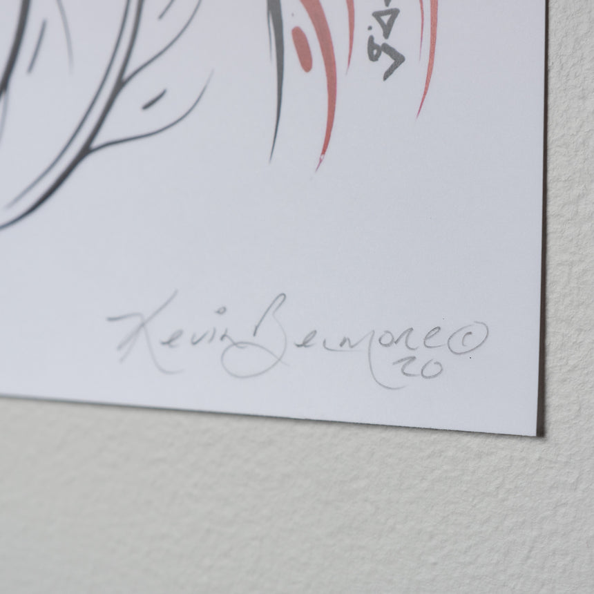 Whiteboy 8.5" x 11" Art Print