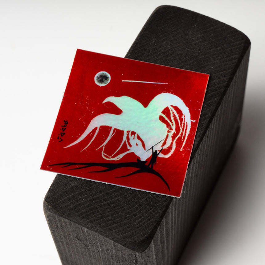 Spirit of the Warrior Holographic Sticker