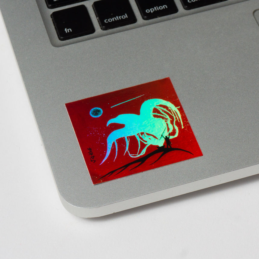 Spirit of the Warrior Holographic Sticker