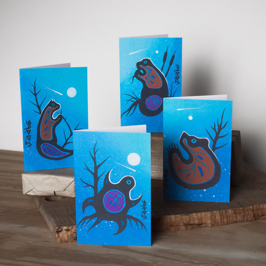 "Andakii Michaabikizid" Art Card Set