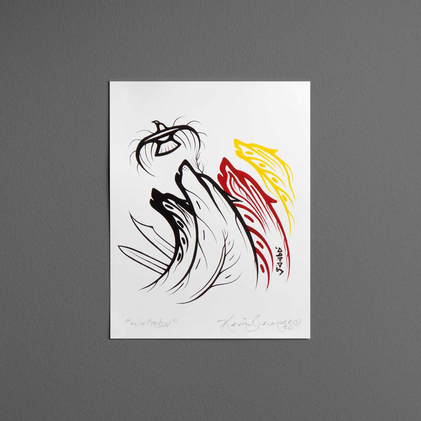 Whiteboy 8.5" x 11" Art Print