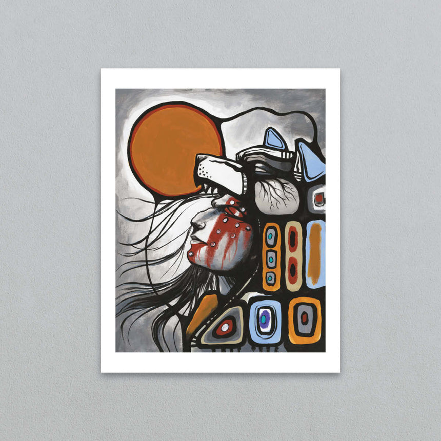 Sun and Wolf Sunset