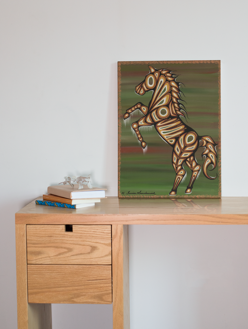 Untitled - Gold Horse