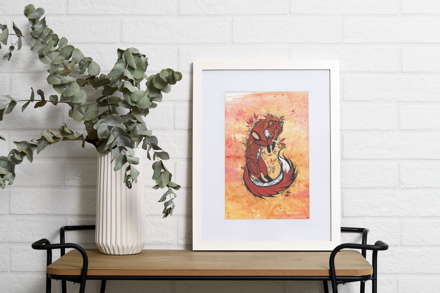 Dagwaagin Waagosh | Autumn Fox Art Print