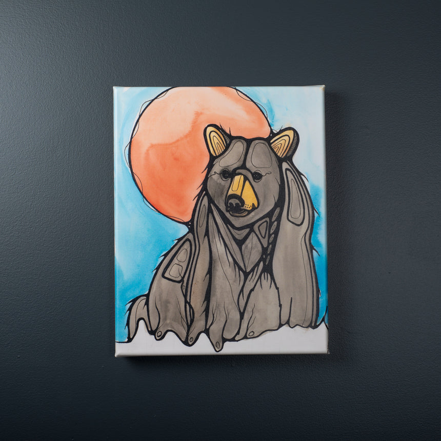 Black Bear Canvas Print
