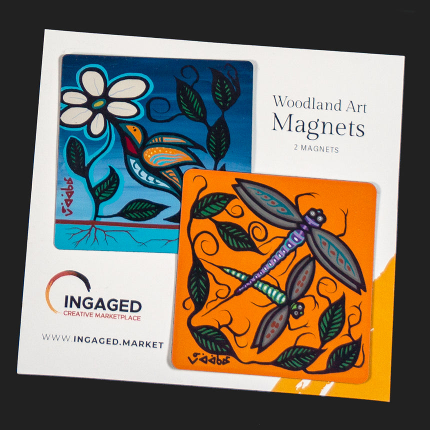 Woodland Art Magnets