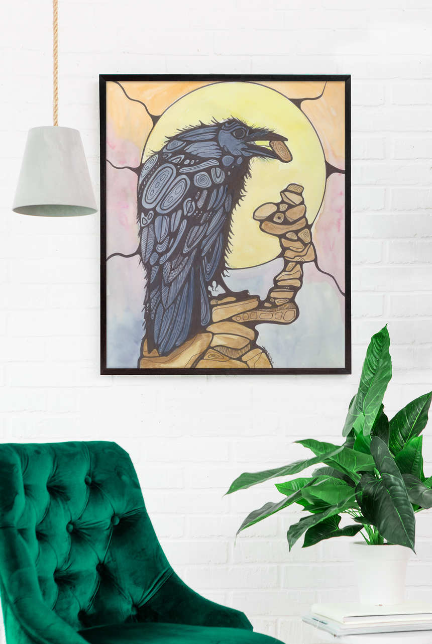Raven Art Print