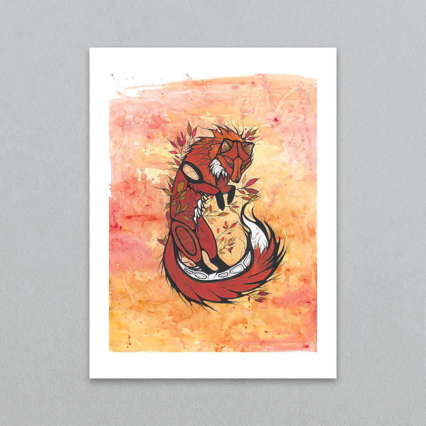 Dagwaagin Waagosh | Autumn Fox Art Print