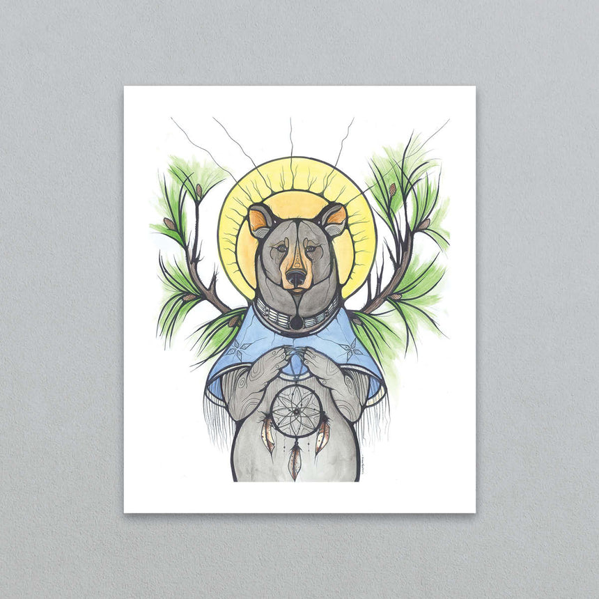 Bear Medicine with Jackpine Art Print