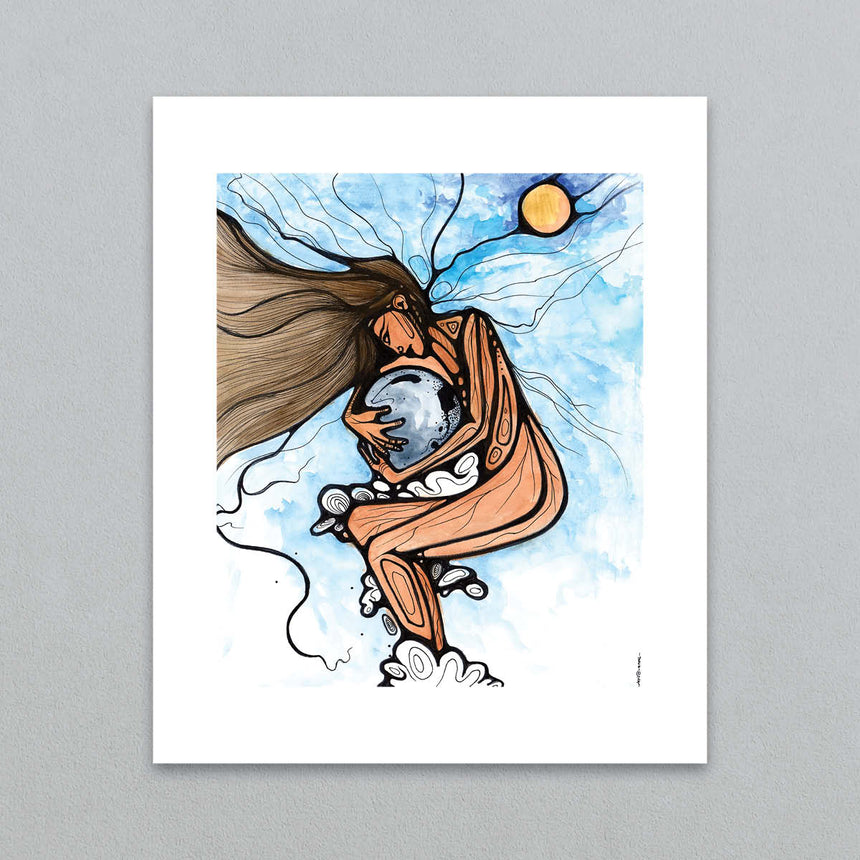 Sky Woman Canvas Print