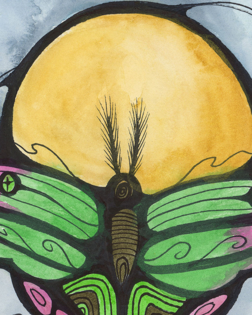 Luna Moth Print