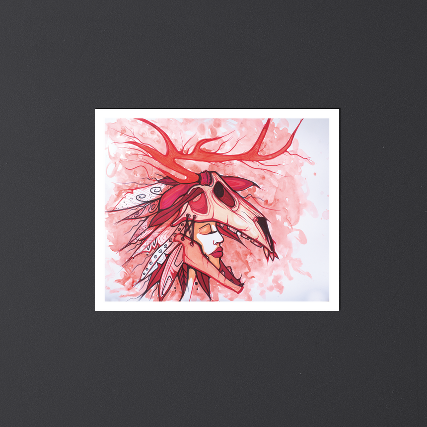 Windigo Ogichidaa Art Print